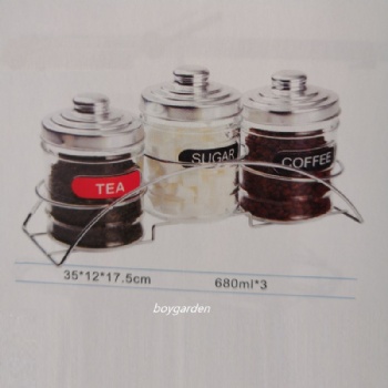spice jar with metal pop lid  B02120025