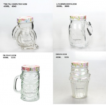 toucan,Buddha,Ice cream,flamingo design glass mug B02170003