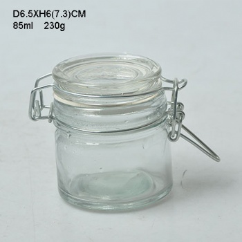  clip seal glass pot B02120003	