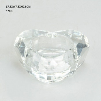 A09010004 心形钻石玻璃蜡台