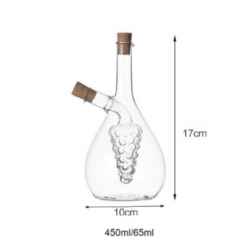  B53050003，4 oil and vinegar bottle borosilicate glass	