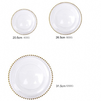  B66010017 centrifugal glass plate pearl rim	